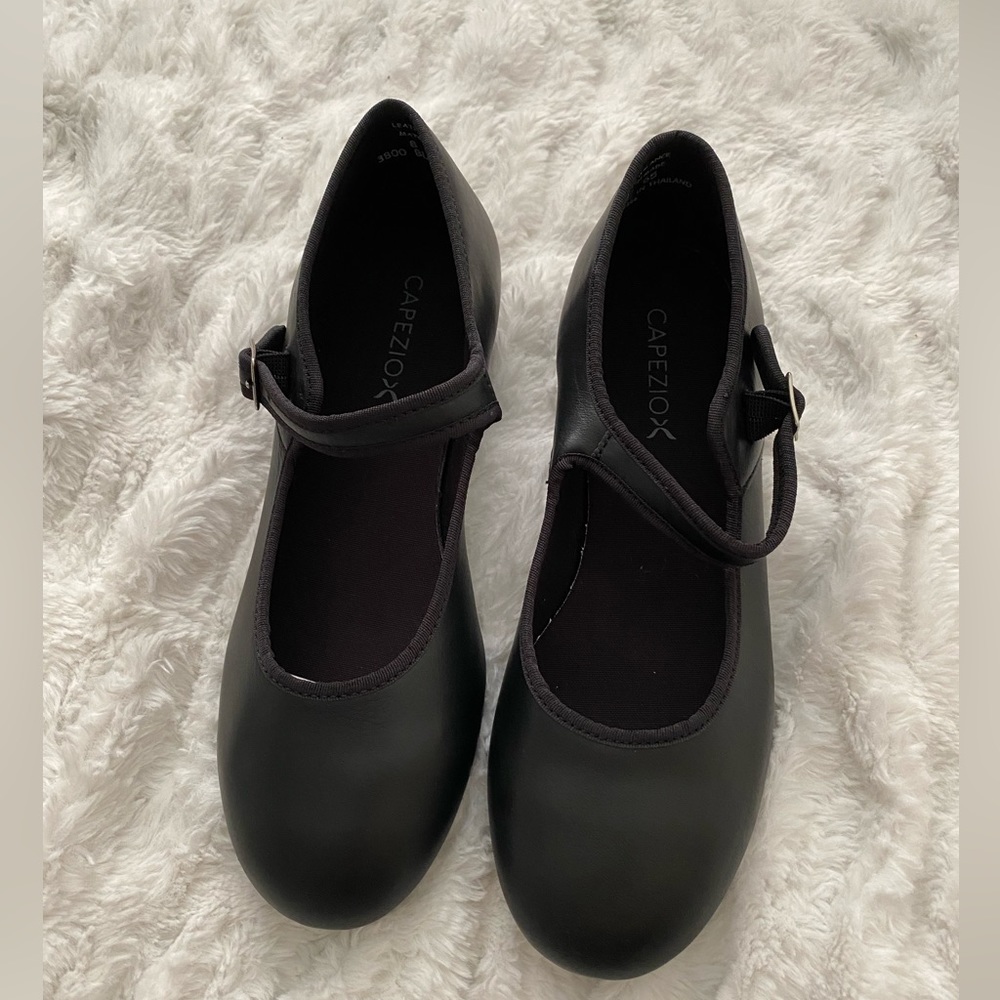 Womens Black Tap Shoes